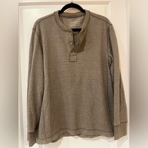 Eddie Bauer Men's Favorite Long-Sleeve Thermal Henley Shirt